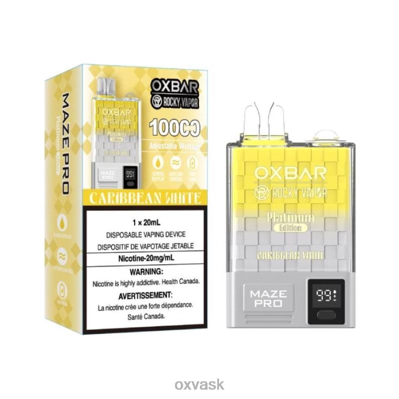 karibská biela 860RN14 OXVA Bratislava | OXVA OXBAR MAZE PRO 10000
