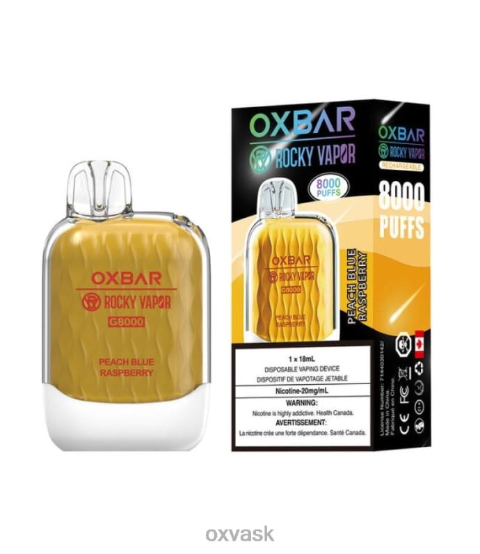 broskyňovo modrá malina 860RN37 OXVA Vape Price | OXVA OXBAR G8000