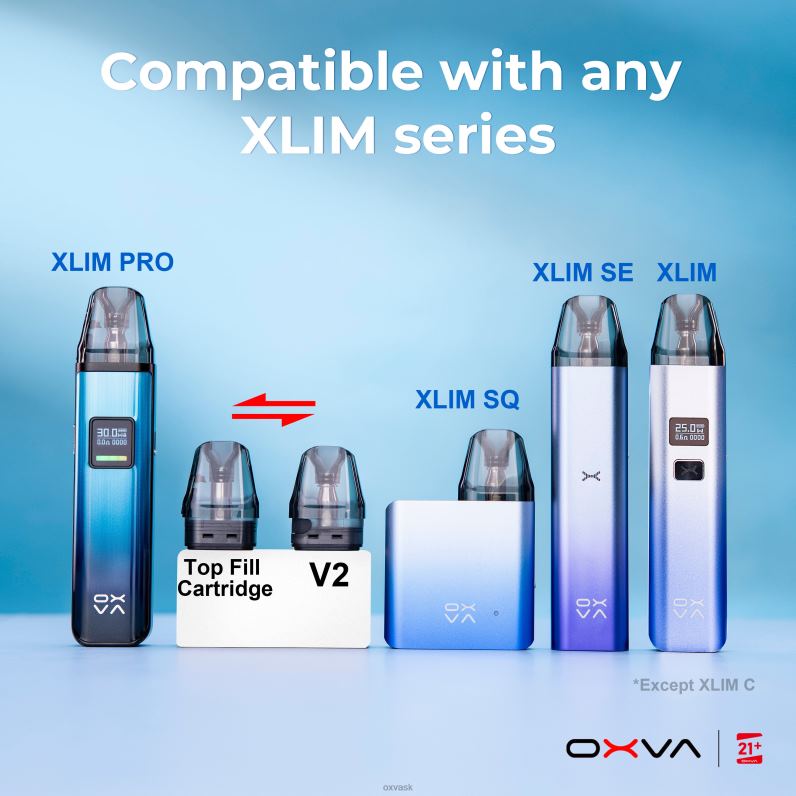 sivá 860RN83 OXVA Vape Pod | OXVA XLIM V3 vrchná náplň kazety